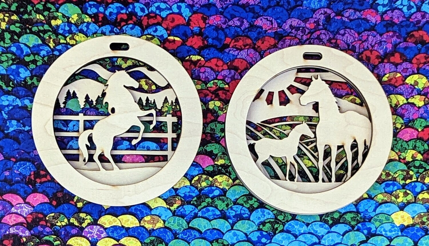 DIY Horse Ornaments/Charms (Set of 2)