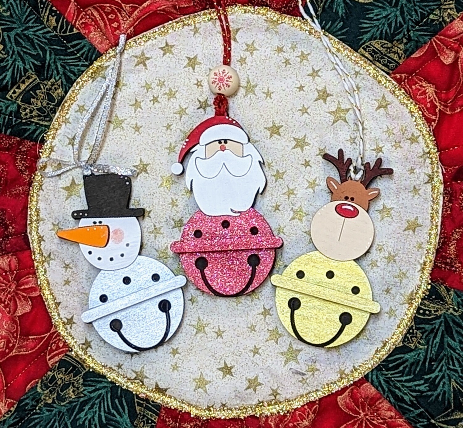 DIY Jingle Belles Christmas Ornaments (3 styles)