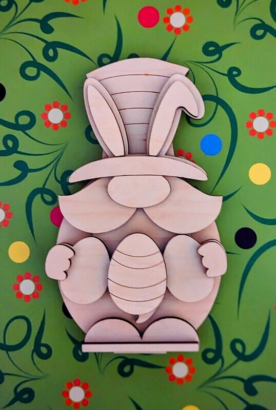 DIY Easter Standing Gnome Shelf Sitter (Unpainted/Unglued)