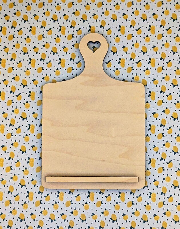 DIY Small Breadboard Sign Holder (Unpainted/Unglued)