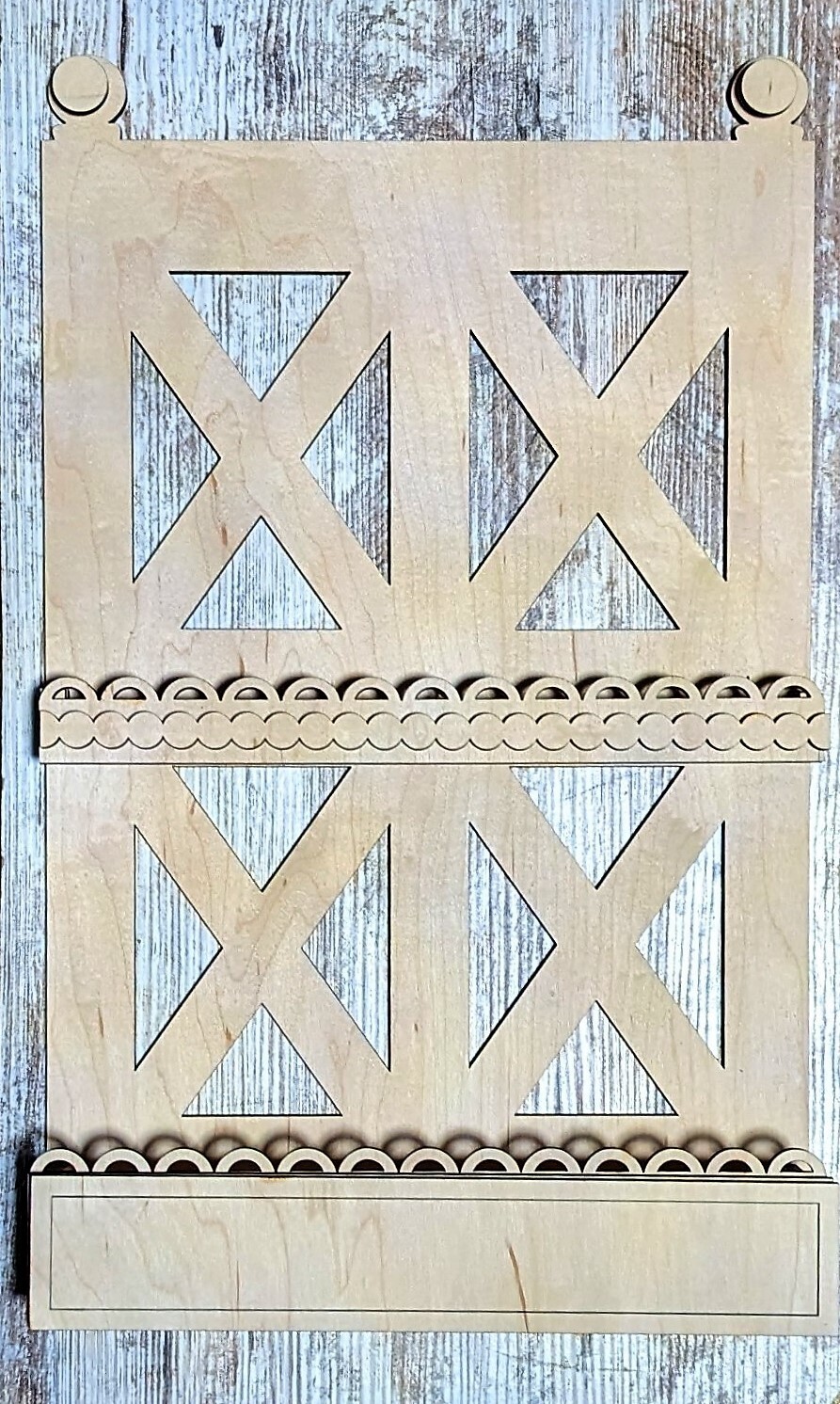 DIY Display Lattice Tray TSM (Unpainted/Unglued)