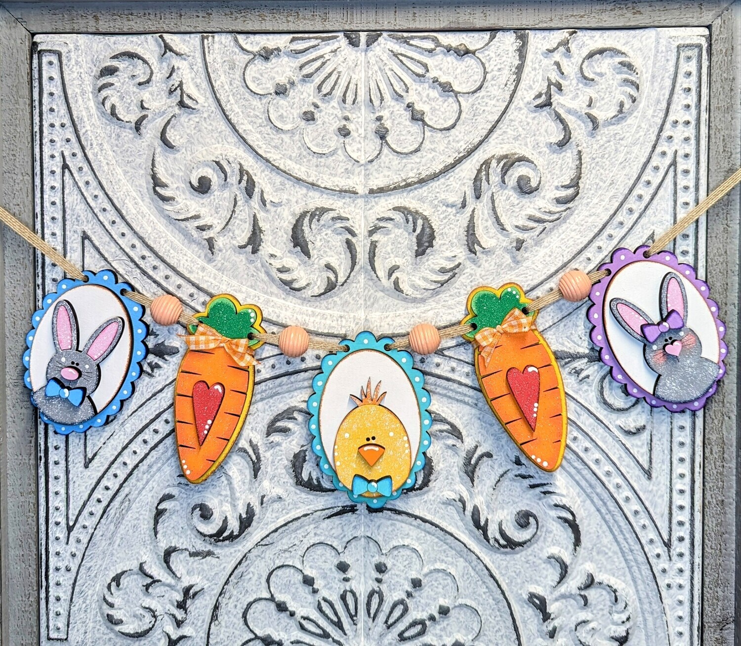 DIY Easter Banner (Set of 5) (Unpainted/Unglued)