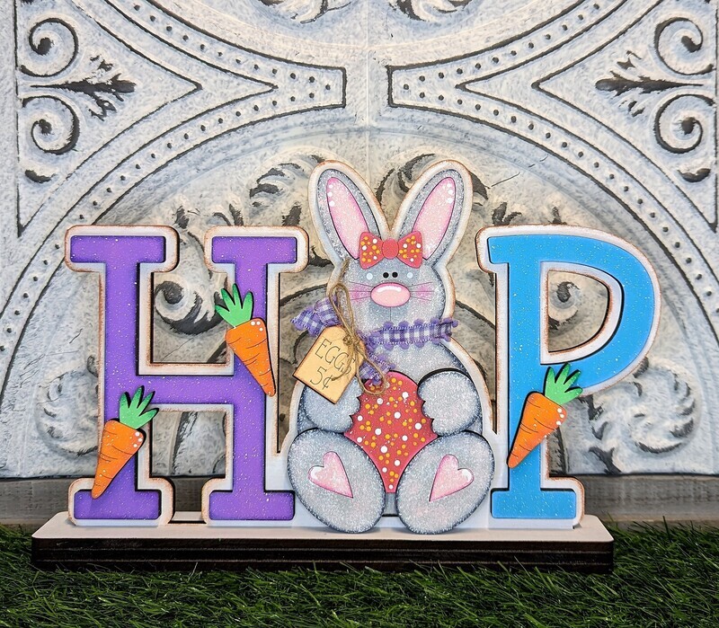 DIY HOP Standing Bunny (Unpainted/Unglued)