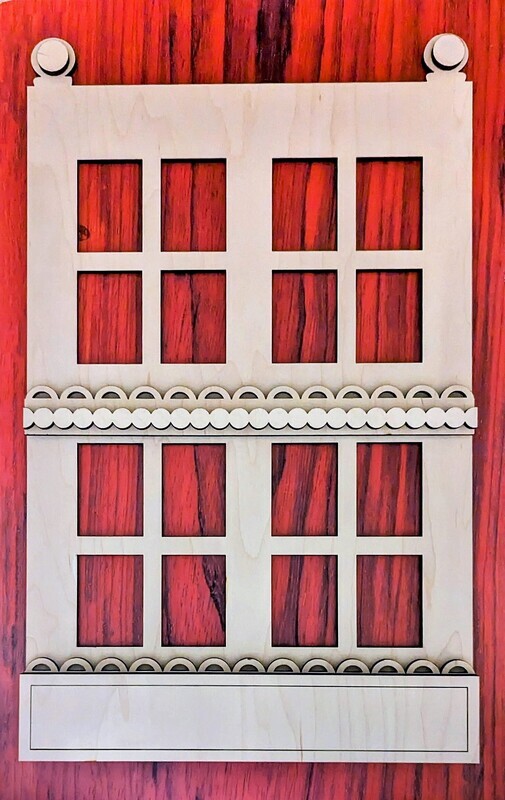 DIY Display Window Tray TSM (Unpainted/Unglued)