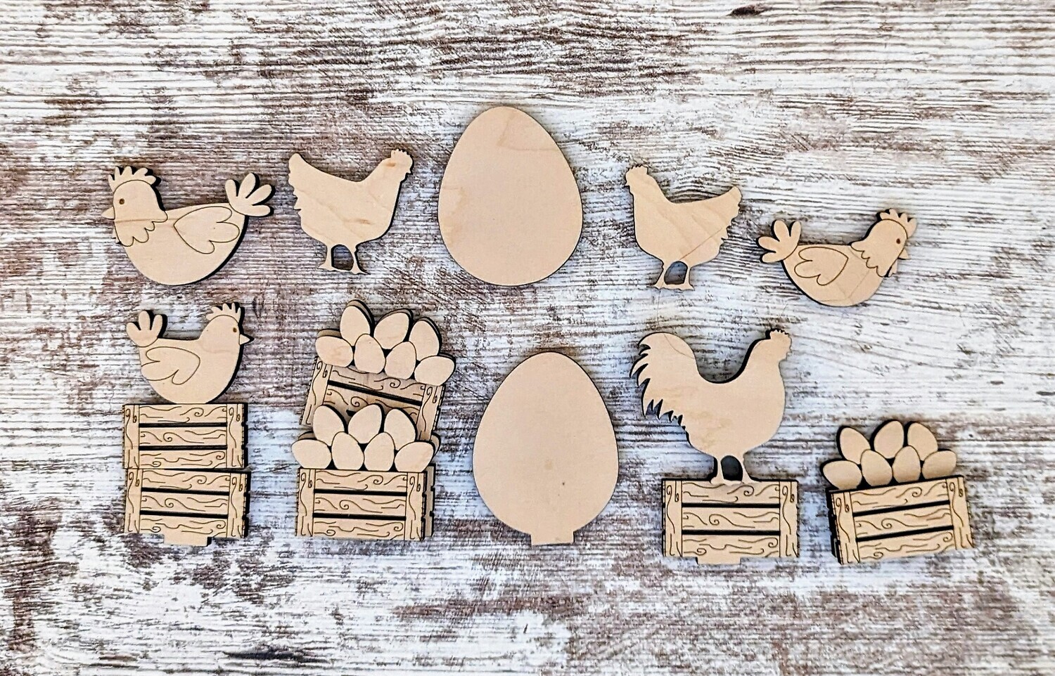 DIY Chicken Coop Bundle (Gumball Filler, Wood Scoops, and Signs)