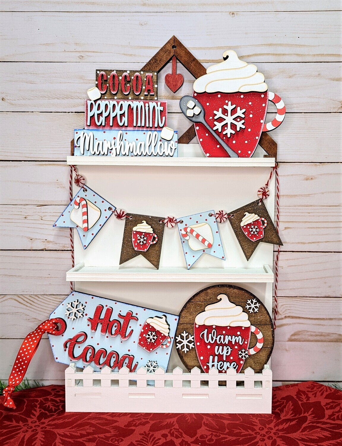 ​DIY Hot Cocoa Bar Tiered Tray Set