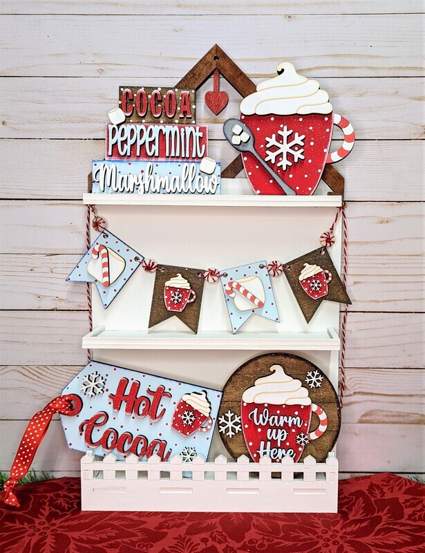​DIY Hot Cocoa Bar Tiered Tray Set