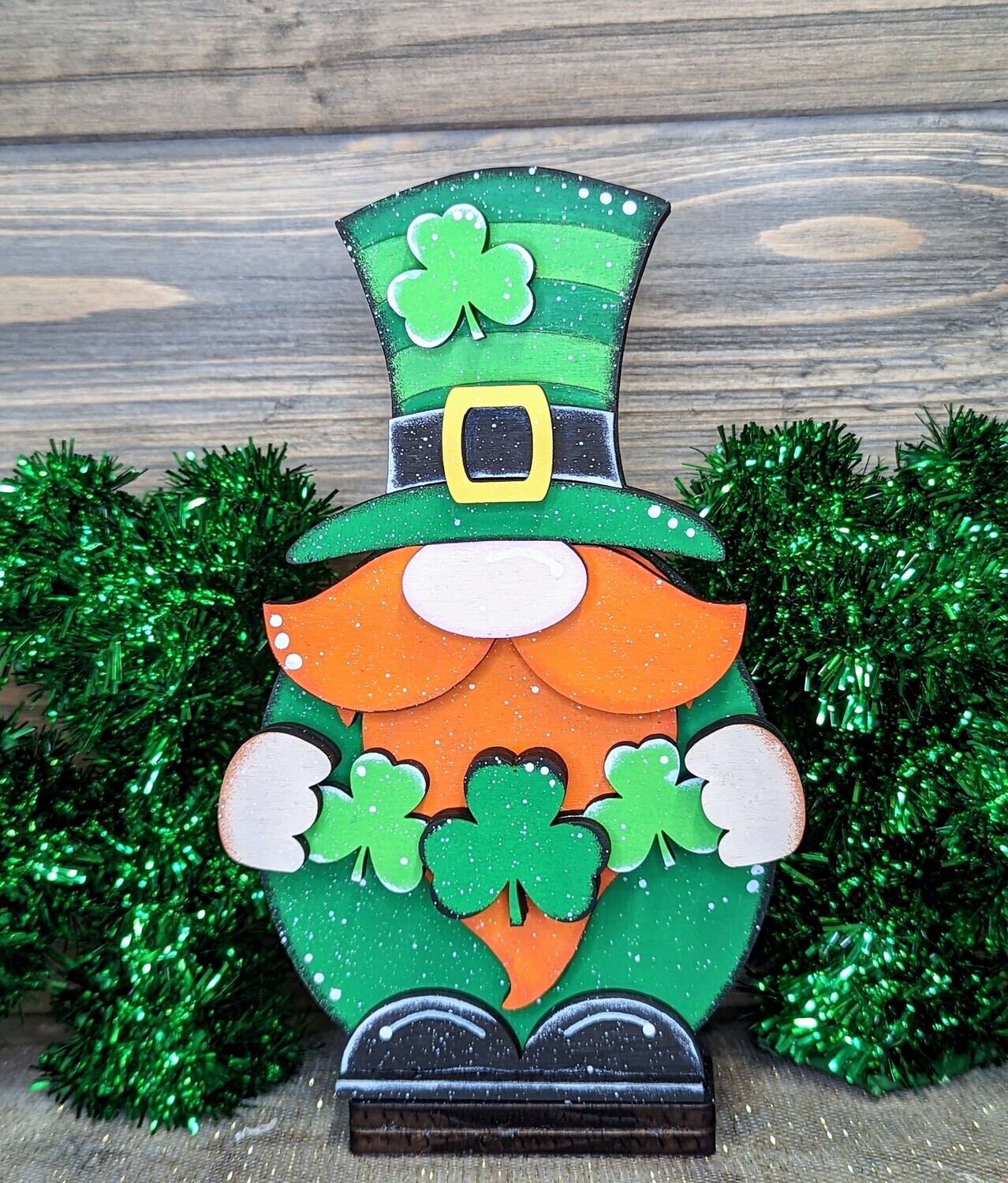 DIY Leprechaun Standing Gnome Shelf Sitter (St Patrick&#39;s Day - Unpainted/Unglued)
