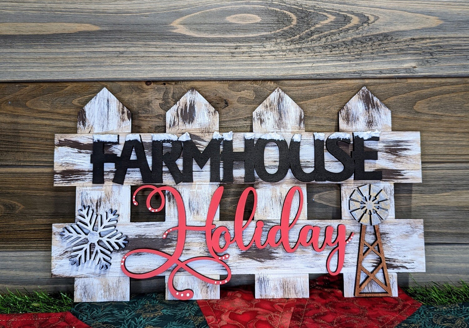 DIY Farmhouse Holiday Sign
