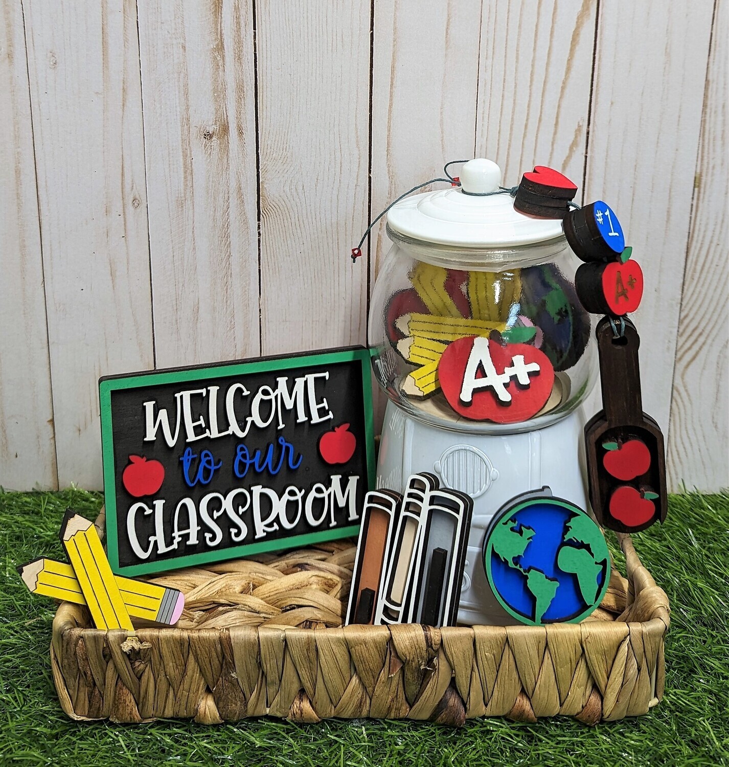 DIY School/Teacher Bundle (Gumball filler, Scoop, and Sign)