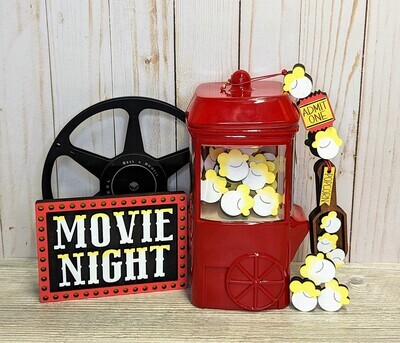 DIY Popcorn Bundle (Gumball Filler, Scoop, and Sign)