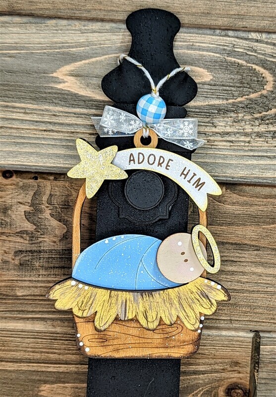 DIY Adore Him Baby Jesus Ornament