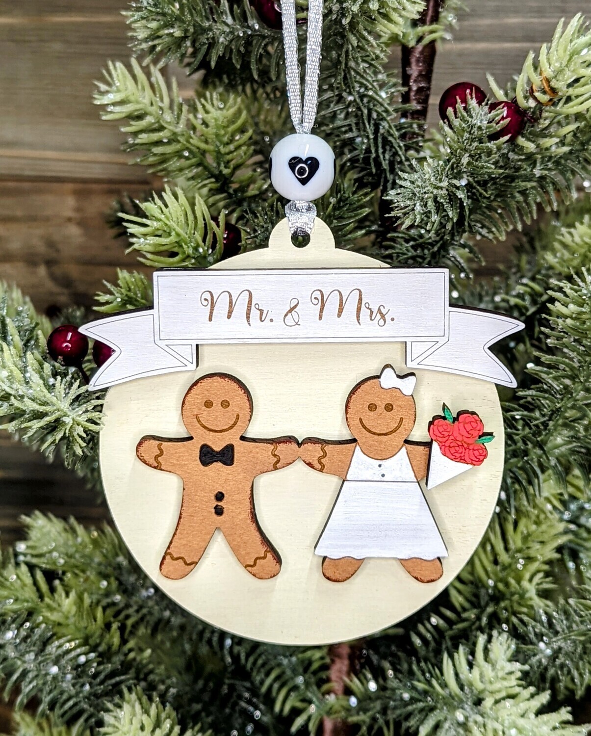 DIY Married Gingerbread Ornament