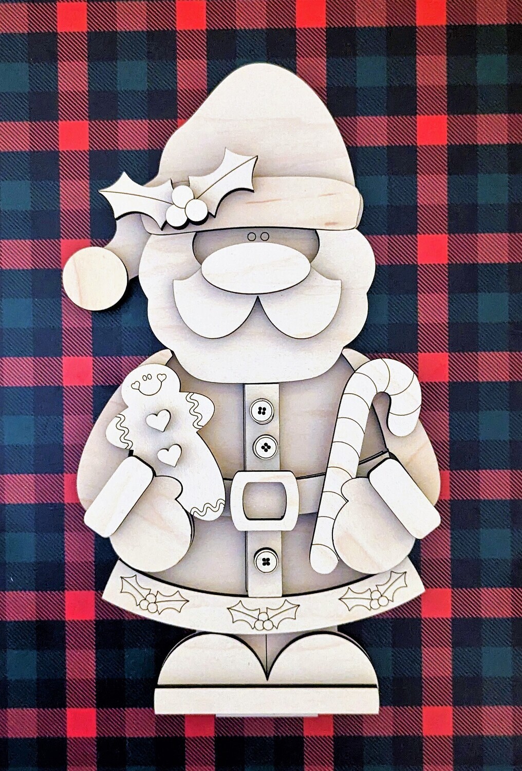 DIY Standing Santa Claus TSM (Unpainted/Unglued)