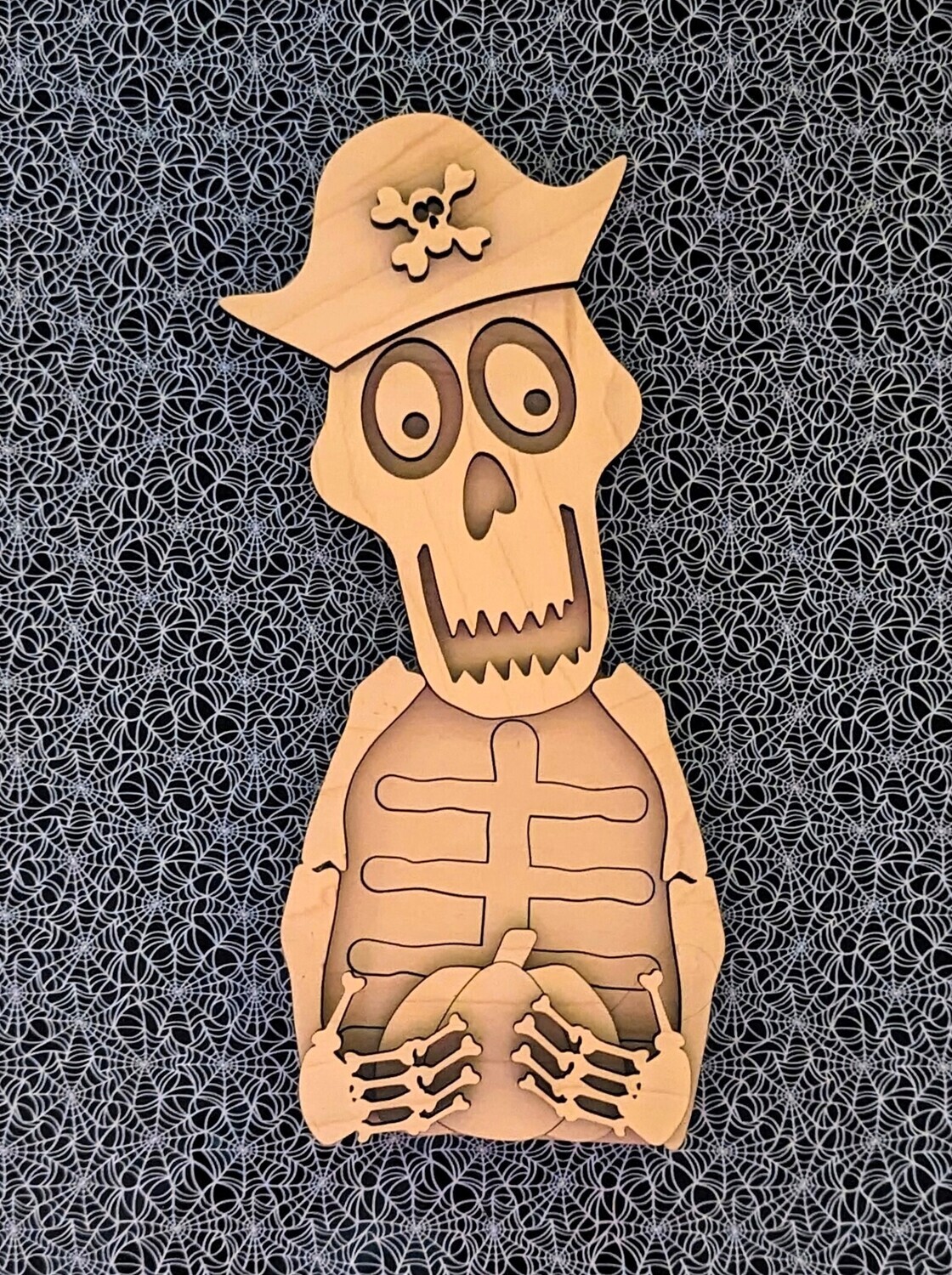 DIY Sitting Skeleton Shelf Sitter (Unpainted/Unglued)