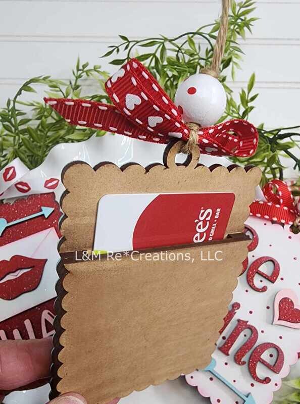 DIY Valentine Gift Card Tag TSM (Unpainted/Unglued)