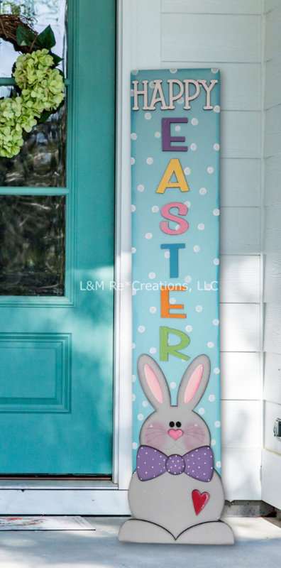 DIY Easter Porch Leaner Topper Only (Unpainted/Unglued)