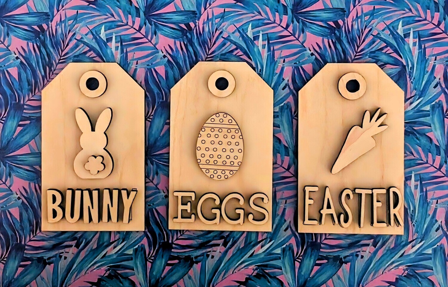 DIY Farmhouse Easter Tags TSM (Unpainted/Unglued)