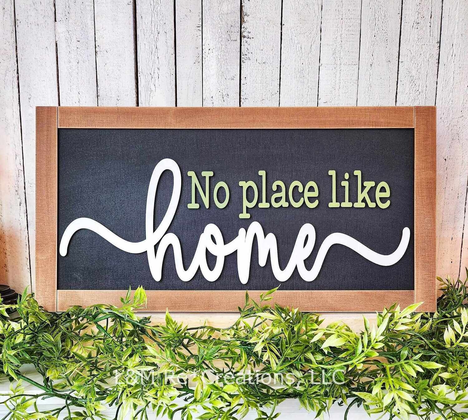 DIY No Place Like Home Sign TSM (Unpainted/Unglued)