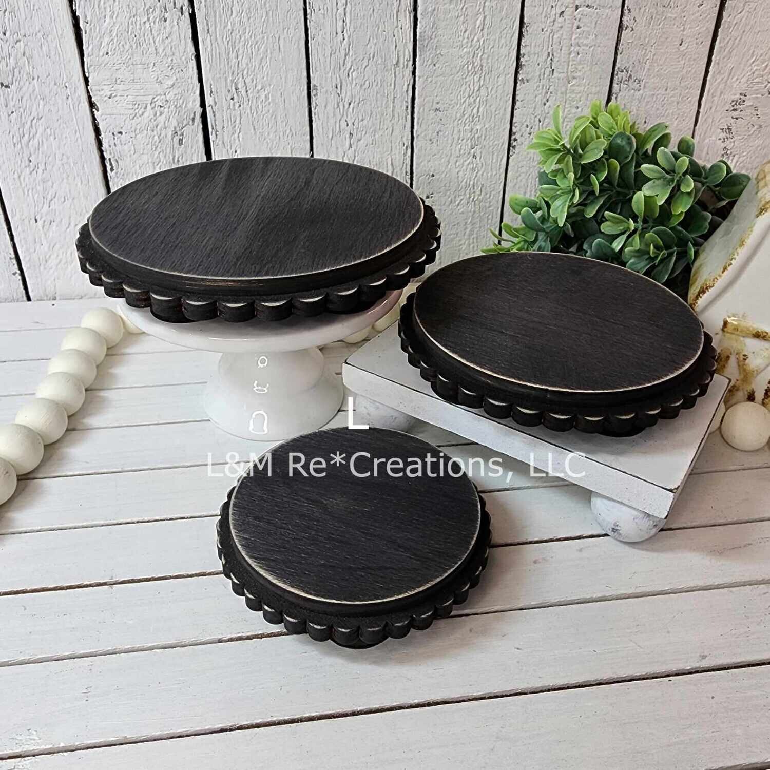 DIY Scallop Risers TSM (3 pcs) (Unpainted/Unglued)