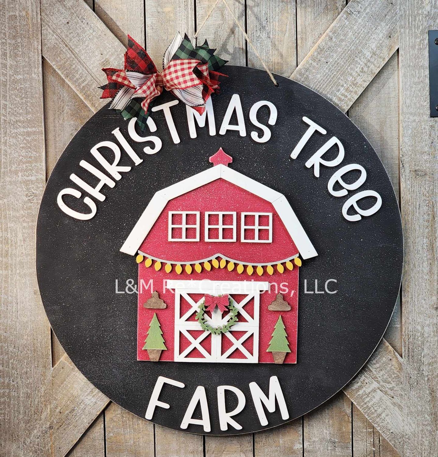 DIY Christmas Tree Door Hanger TSM (Unpainted/Unglued)