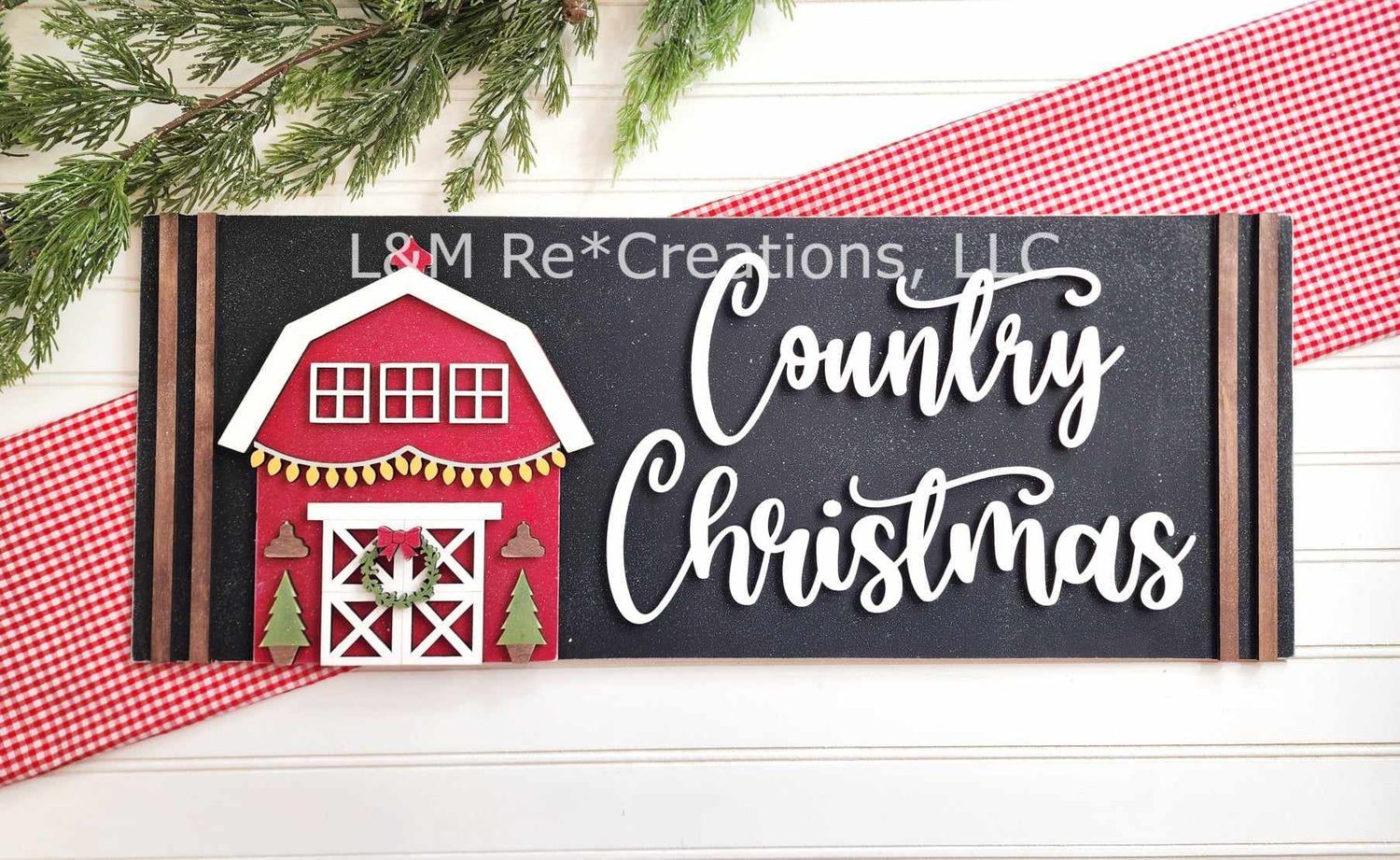 DIY Country Christmas Mantle Sign TSM (Unpainted/Unglued)