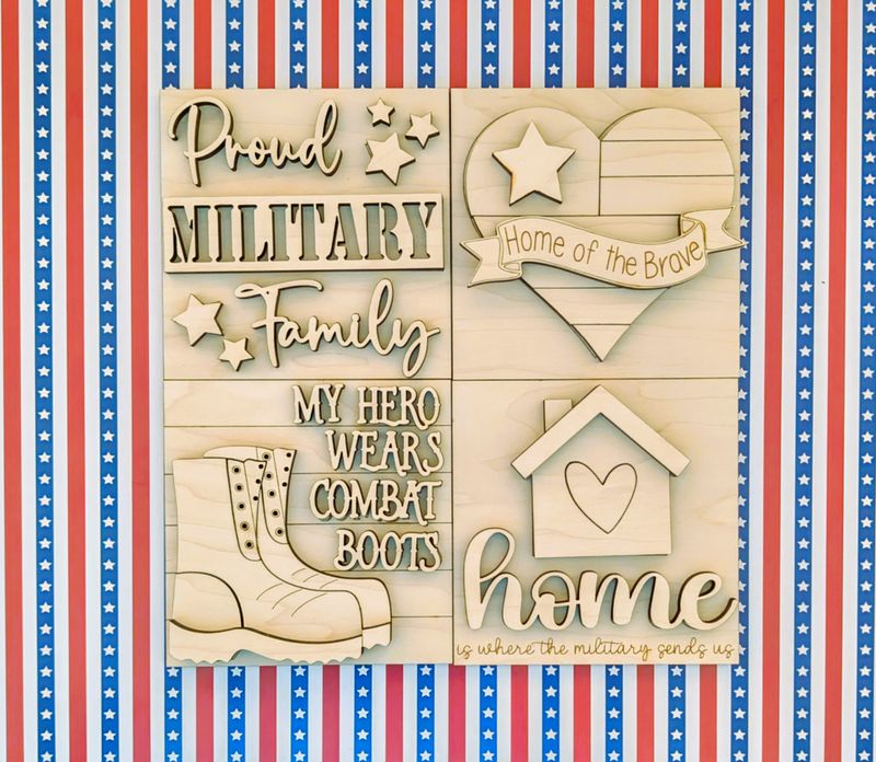 DIY Military Ladder Tiles TSM (Unpainted/Unglued)