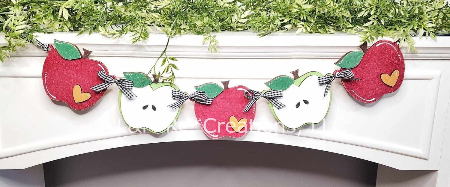DIY Apple Banner TSM (Unpainted/Unglued)