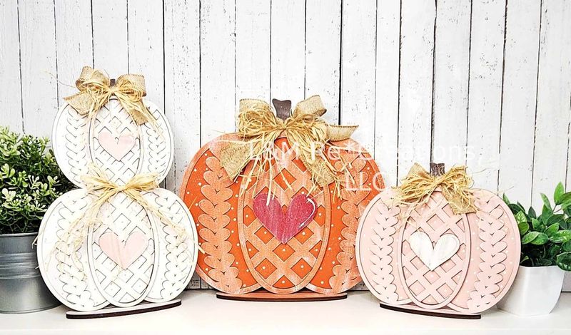 DIY Sweater Pumpkin Shelf Sitters TSM (Unpainted/Unglued)