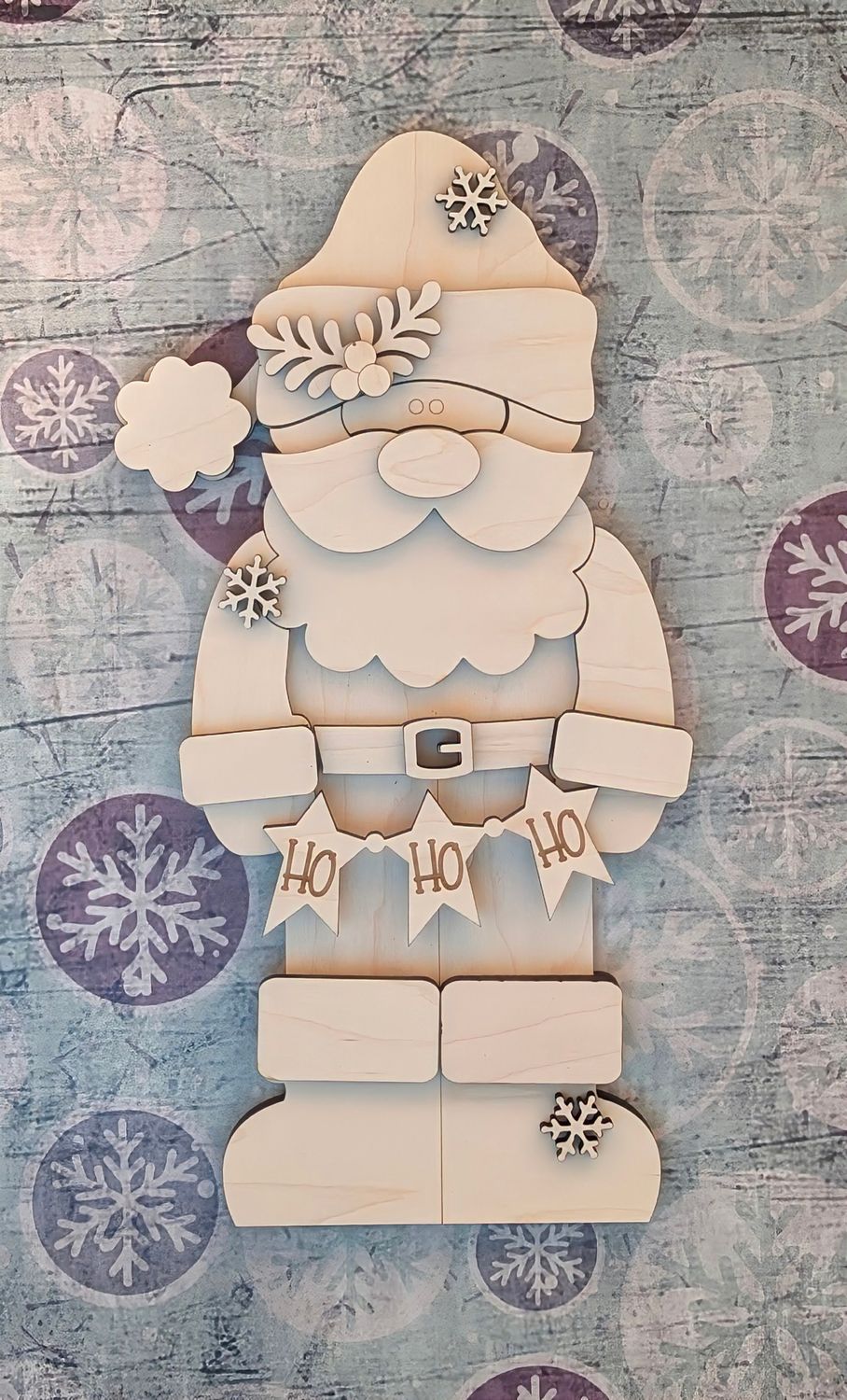 DIY Standing Santa Shelf Sitter TSM (Unpainted/Unglued)