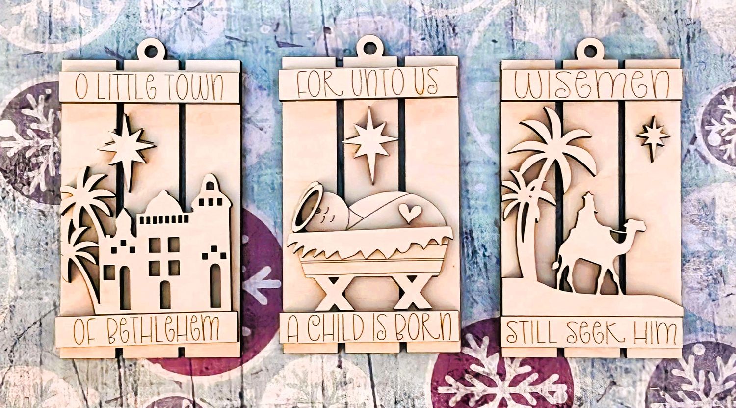 DIY Nativity Ornament Bundle 2024 TSM (Unpainted/Unglued)