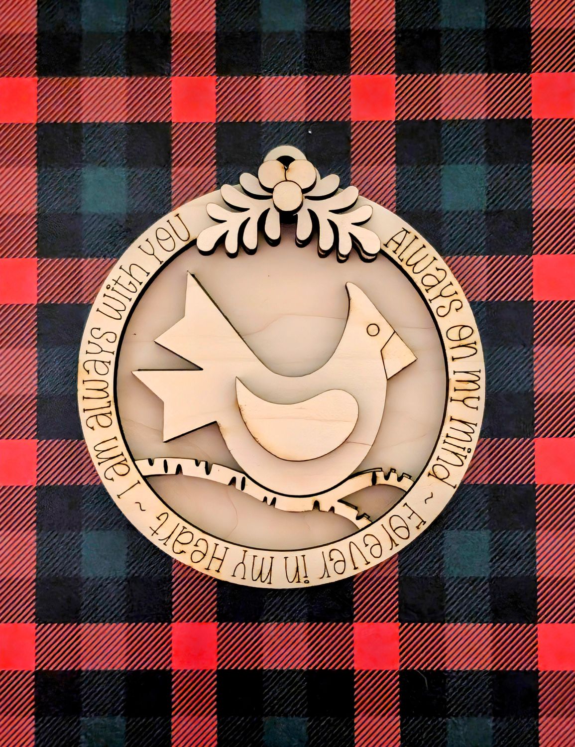 DIY Cardinal Ornament 2024 TSM (Unpainted/Unglued)
