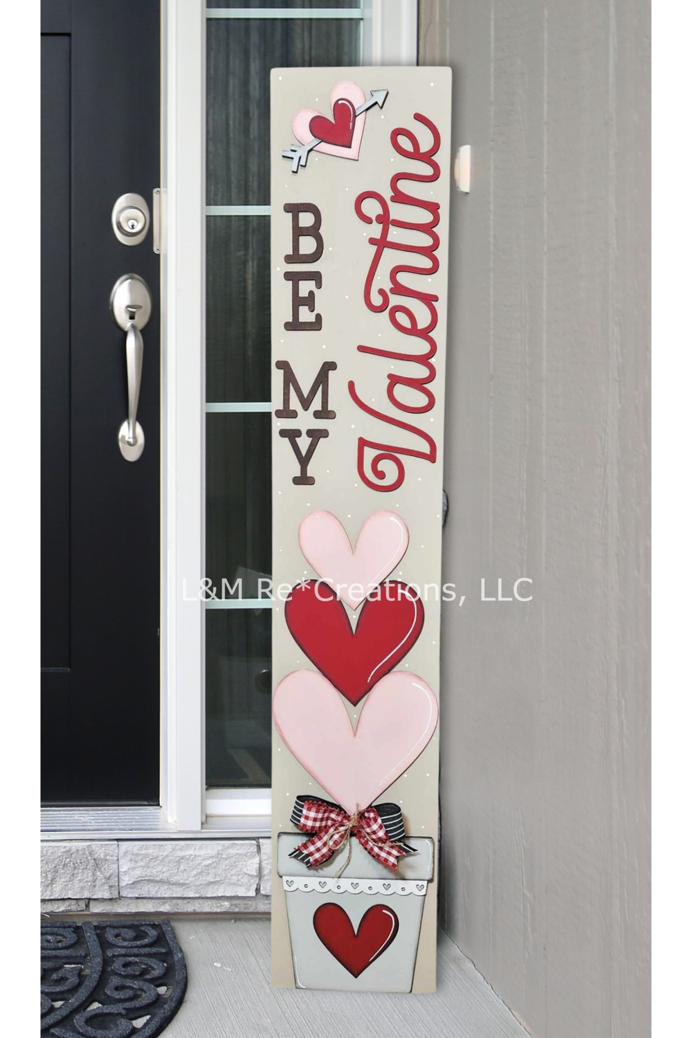 DIY Be My Valentine Porch Leaner Topper Only (Unpainted/Unglued)