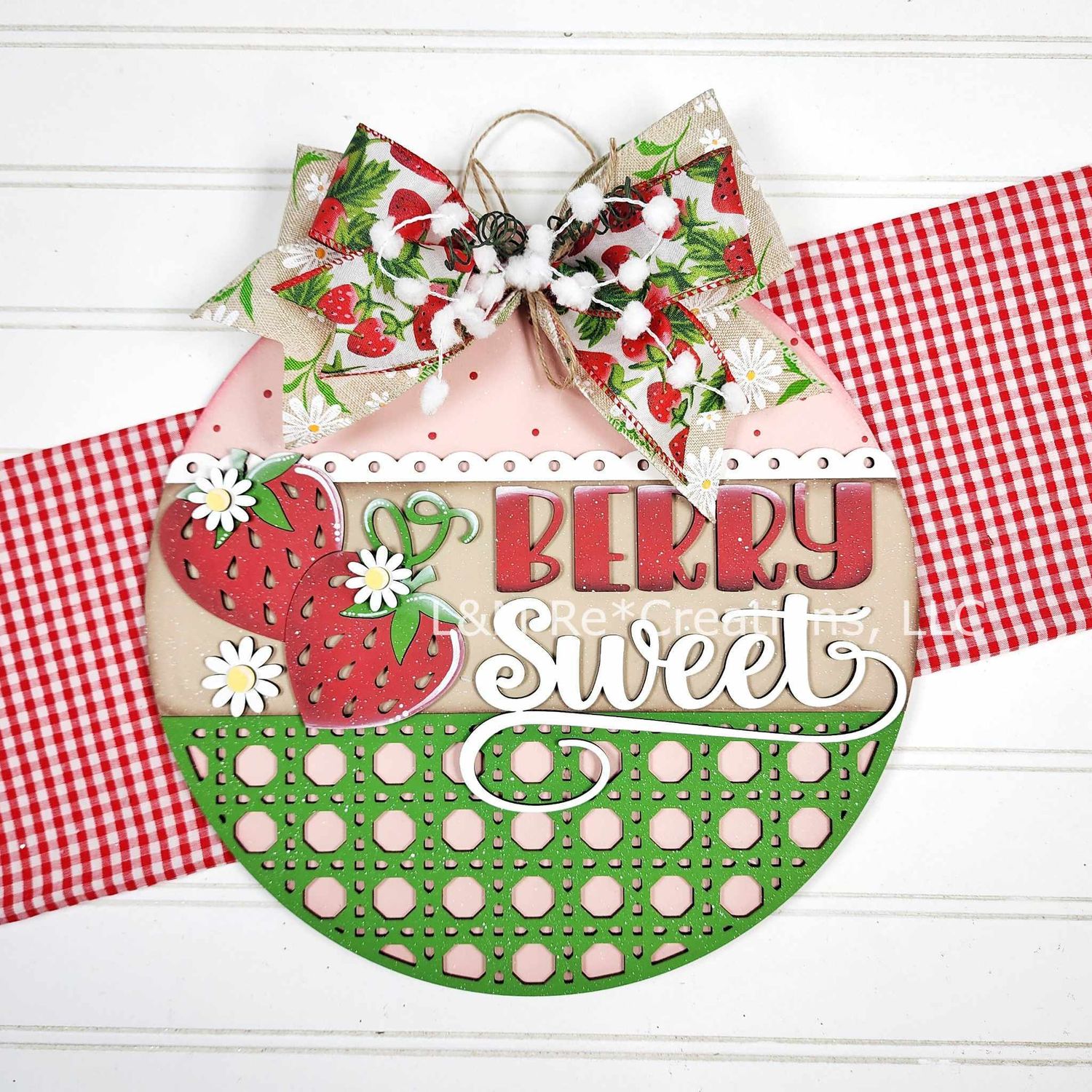 DIY Berry Sweet Door Hanger TSM (Unpainted/Unglued)
