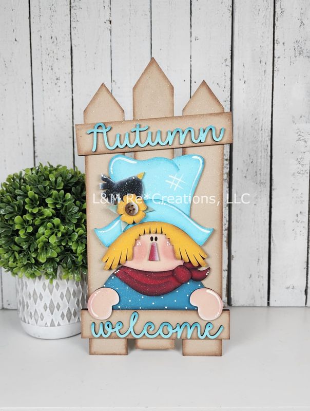 DIY Scarecrow Fence Leaner TSM (Unpainted/Unglued)