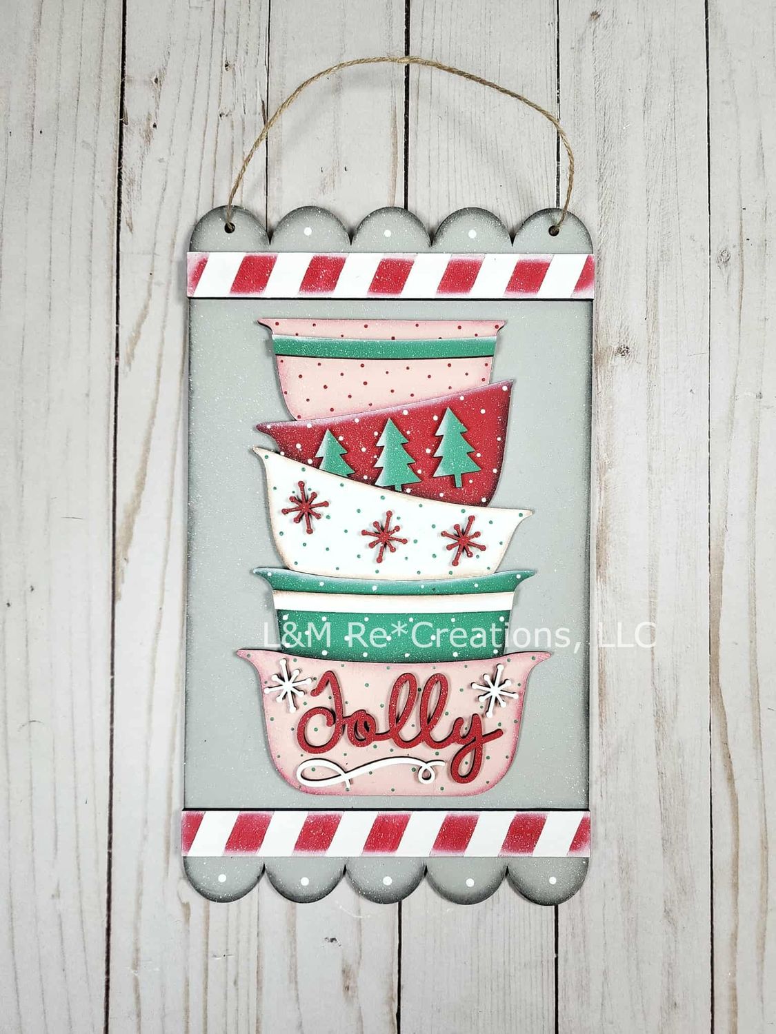 DIY Baking Bowls Sign TSM (Unpainted/Unglued)