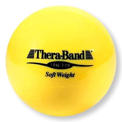 Bolas con peso Theraband amarilla 1 kg