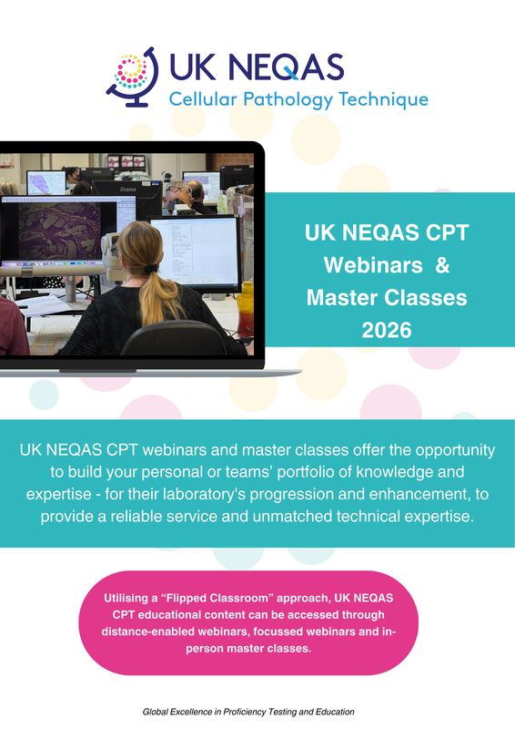 UK NEQAS CPT Webinars, Roadshows & Master Classes 2026