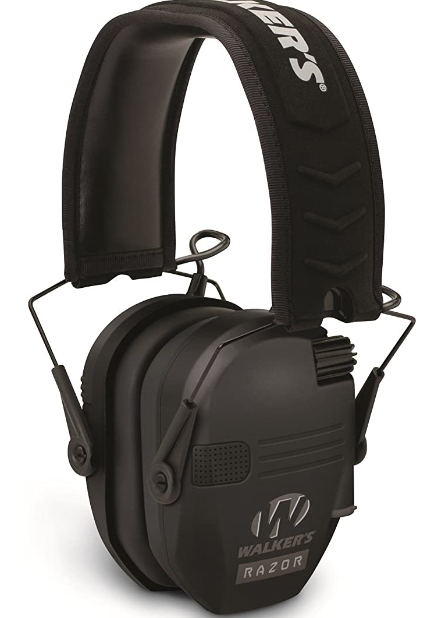Walker &quot;Slim&quot; Electronic Earmuffs - Black