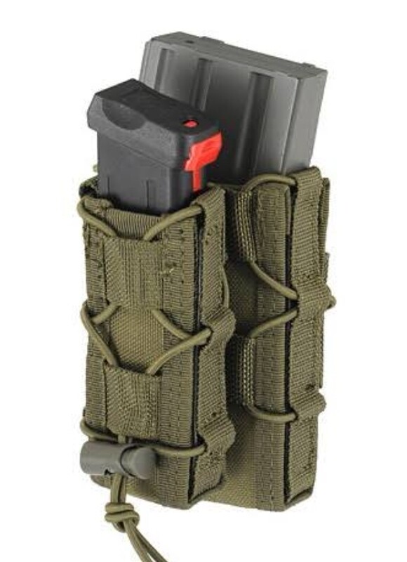 AR + Pistol Soft magazine pouch - Green colour