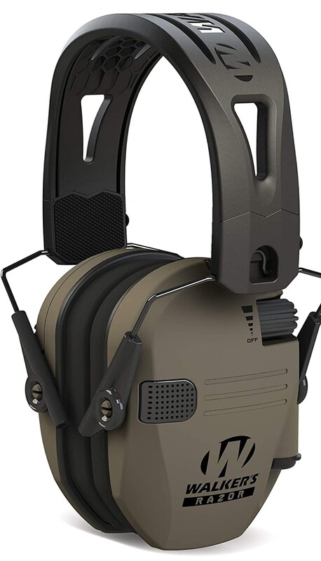 Walker Tactical Electronic Earmuffs Khaki