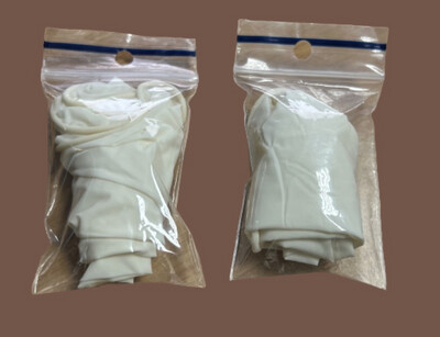 Medical Gloves. 2 x Individual Packed