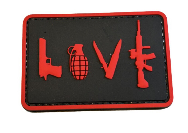 PVC 3D Patch - LOVE