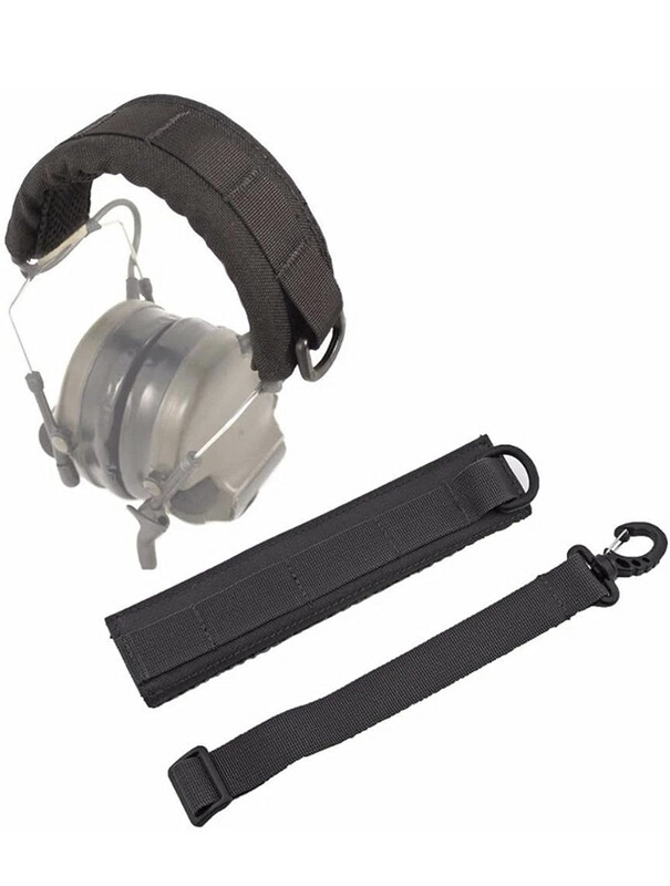 Headband Protector For Electronic Ears - Black