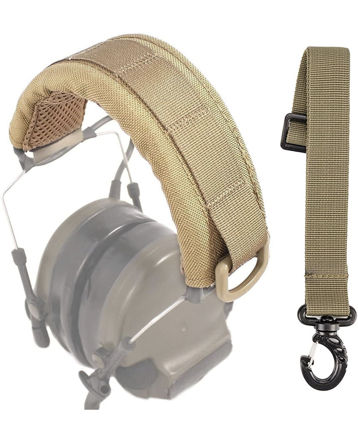 Headband Protector For Electronic Ears - Tan