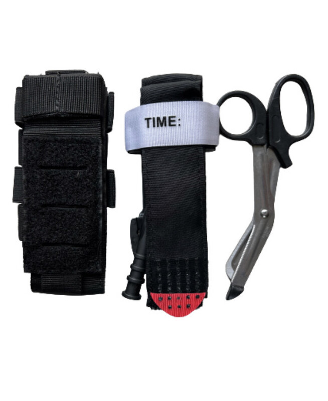 Full Molle Tourniquet Pouch Pack - Black