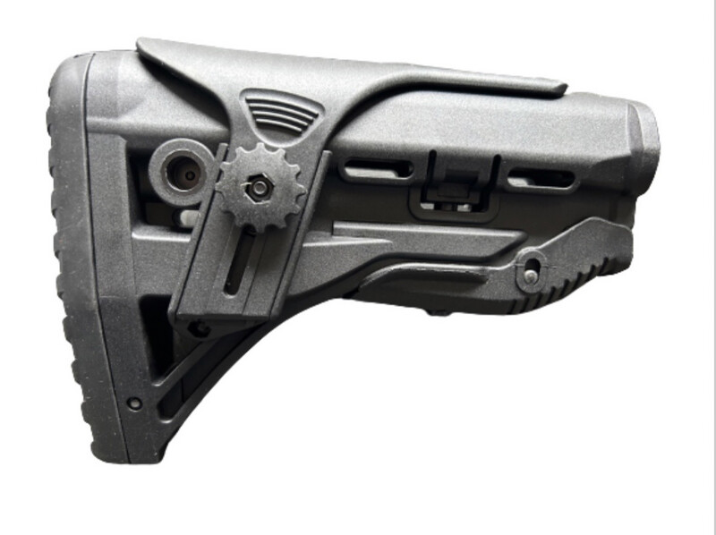 AR Adjustable Buttstock - BLACK
