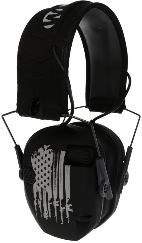 Walker Electronic Earmuffs Freedom Flag
