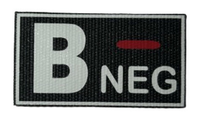 B- Neg Patch