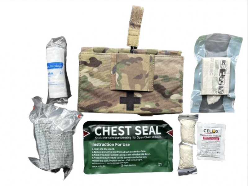 Waistband Medical pouch With Medical Kit - Multi camo